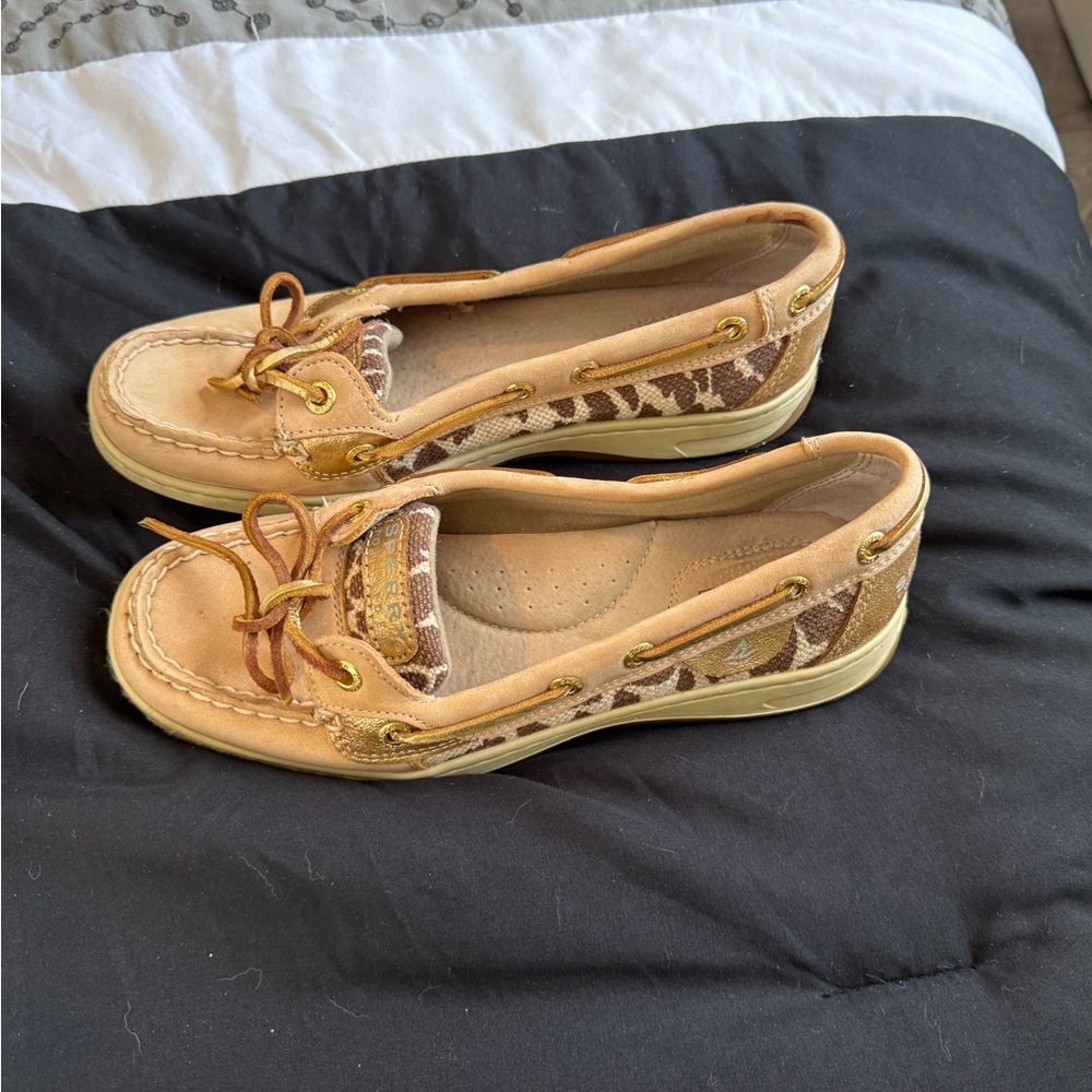 Sperry Tan and Brown Loafers